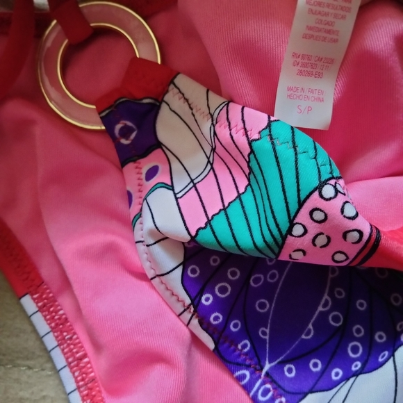 Red Bikini Swimsuit Set S / SP - Picture 2 of 4